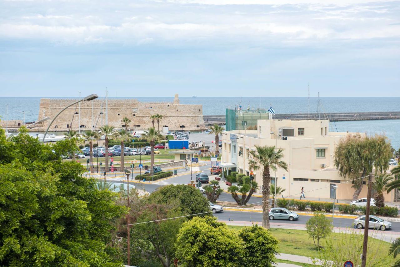 Central Spacious Apt Close To Port-Sites W/View 2 Iraklio Exterior foto